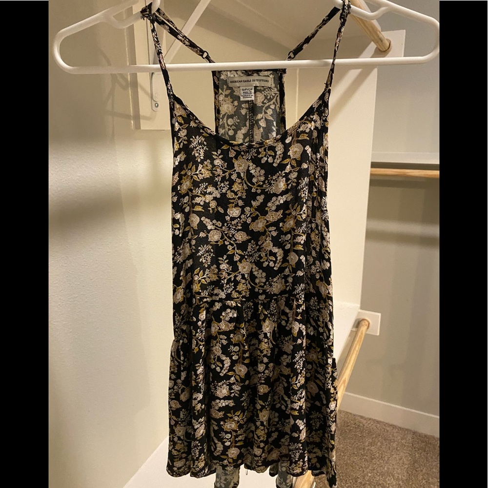 American Eagle Flower tank top size small